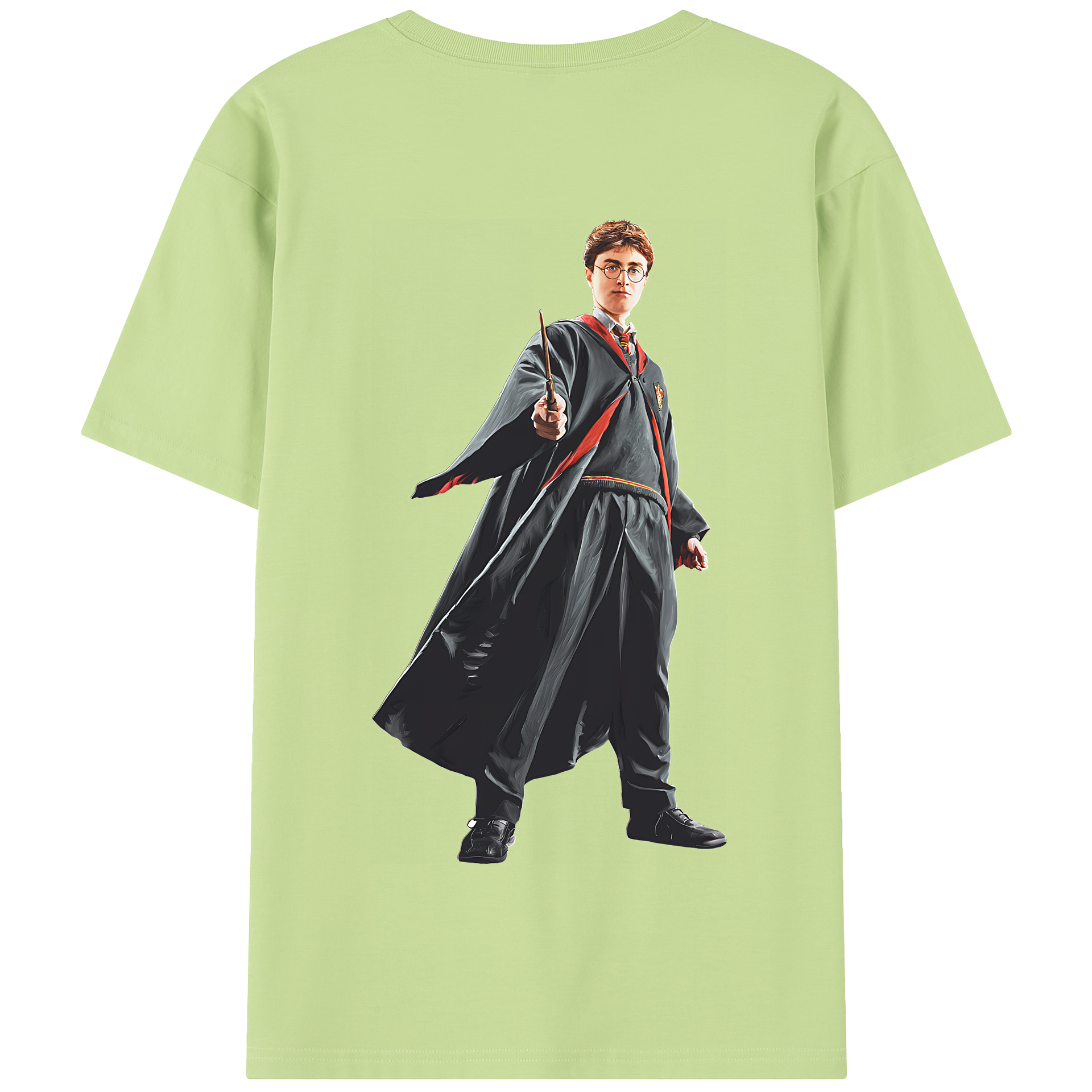 （画像用） Harry Potter ハリー・ポッターシリーズ 綿100％半袖Tシャツ（背面プリント）